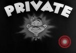 Standbild Private Snafu United States USA, 1944, aus Sekunde 3 historischem Filmmaterial Videoclip 65675054496