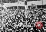 Image of General Charles de Gaulle speaks at Bastille Paris France, 1945, second 9 stock footage video 65675054503