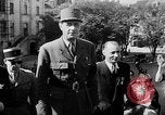Image of General Charles de Gaulle speaks at Bastille Paris France, 1945, second 42 stock footage video 65675054503