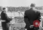 Image of General Charles de Gaulle speaks at Bastille Paris France, 1945, second 51 stock footage video 65675054503