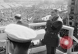 Image of General Charles de Gaulle speaks at Bastille Paris France, 1945, second 58 stock footage video 65675054503