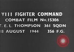 Image of German plane European Theater, 1944, second 1 stock footage video 65675054508