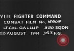Image of parked aircraft European Theater, 1944, second 3 stock footage video 65675054513