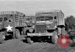 Standbild rote Kugel Konvoi Chartres Frankreich, 1944, aus Sekunde 11 historischem Filmmaterial Videoclip 65675054522