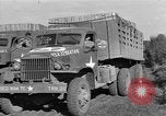 Standbild rote Kugel Konvoi Chartres Frankreich, 1944, aus Sekunde 14 historischem Filmmaterial Videoclip 65675054522