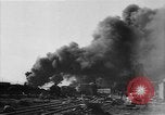 Standbild bombardiert Kesselwagen brennen in Ploiesti Ploesti Rumänien, 1944, aus Sekunde 3 historischem Filmmaterial Videoclip 65675054531