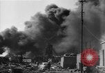 Standbild bombardiert Kesselwagen brennen in Ploiesti Ploesti Rumänien, 1944, aus Sekunde 5 historischem Filmmaterial Videoclip 65675054531