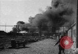 Standbild bombardiert Kesselwagen brennen in Ploiesti Ploesti Rumänien, 1944, aus Sekunde 7 historischem Filmmaterial Videoclip 65675054531