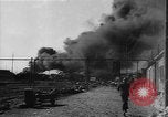 Standbild bombardiert Kesselwagen brennen in Ploiesti Ploesti Rumänien, 1944, aus Sekunde 8 historischem Filmmaterial Videoclip 65675054531