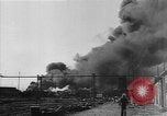 Standbild bombardiert Kesselwagen brennen in Ploiesti Ploesti Rumänien, 1944, aus Sekunde 10 historischem Filmmaterial Videoclip 65675054531