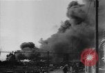 Standbild bombardiert Kesselwagen brennen in Ploiesti Ploesti Rumänien, 1944, aus Sekunde 12 historischem Filmmaterial Videoclip 65675054531