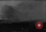 Standbild bombardiert Kesselwagen brennen in Ploiesti Ploesti Rumänien, 1944, aus Sekunde 24 historischem Filmmaterial Videoclip 65675054531