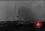 Standbild bombardiert Kesselwagen brennen in Ploiesti Ploesti Rumänien, 1944, aus Sekunde 30 historischem Filmmaterial Videoclip 65675054531