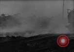 Standbild bombardiert Kesselwagen brennen in Ploiesti Ploesti Rumänien, 1944, aus Sekunde 36 historischem Filmmaterial Videoclip 65675054531