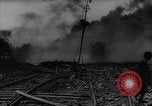 Standbild bombardiert Kesselwagen brennen in Ploiesti Ploesti Rumänien, 1944, aus Sekunde 37 historischem Filmmaterial Videoclip 65675054531