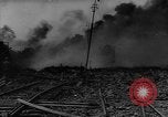 Standbild bombardiert Kesselwagen brennen in Ploiesti Ploesti Rumänien, 1944, aus Sekunde 39 historischem Filmmaterial Videoclip 65675054531