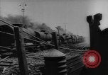 Standbild bombardiert Kesselwagen brennen in Ploiesti Ploesti Rumänien, 1944, aus Sekunde 44 historischem Filmmaterial Videoclip 65675054531