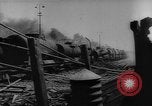 Standbild bombardiert Kesselwagen brennen in Ploiesti Ploesti Rumänien, 1944, aus Sekunde 45 historischem Filmmaterial Videoclip 65675054531