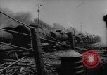 Standbild bombardiert Kesselwagen brennen in Ploiesti Ploesti Rumänien, 1944, aus Sekunde 46 historischem Filmmaterial Videoclip 65675054531