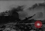 Standbild bombardiert Kesselwagen brennen in Ploiesti Ploesti Rumänien, 1944, aus Sekunde 59 historischem Filmmaterial Videoclip 65675054531