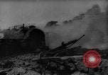 Standbild bombardiert Kesselwagen brennen in Ploiesti Ploesti Rumänien, 1944, aus Sekunde 60 historischem Filmmaterial Videoclip 65675054531