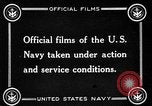 Standbild US Navy Reaktion in Ersten Weltkrieg europäische Theater, 1917, aus Sekunde 10 historischem Filmmaterial Videoclip 65675054627