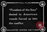 Standbild US Navy Reaktion in Ersten Weltkrieg europäische Theater, 1917, aus Sekunde 27 historischem Filmmaterial Videoclip 65675054627