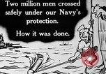 Image of US Navy destroyer attacks German U-boat Atlantic Ocean, 1918, second 7 stock footage video 65675054628