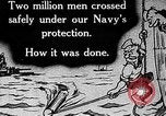 Image of US Navy destroyer attacks German U-boat Atlantic Ocean, 1918, second 8 stock footage video 65675054628