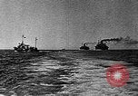 Image of US Navy destroyer attacks German U-boat Atlantic Ocean, 1918, second 20 stock footage video 65675054628