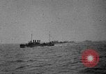 Image of US Navy destroyer attacks German U-boat Atlantic Ocean, 1918, second 31 stock footage video 65675054628