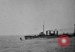 Image of US Navy destroyer attacks German U-boat Atlantic Ocean, 1918, second 35 stock footage video 65675054628