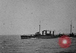 Image of US Navy destroyer attacks German U-boat Atlantic Ocean, 1918, second 39 stock footage video 65675054628
