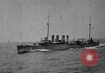 Image of US Navy destroyer attacks German U-boat Atlantic Ocean, 1918, second 42 stock footage video 65675054628