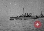 Image of US Navy destroyer attacks German U-boat Atlantic Ocean, 1918, second 44 stock footage video 65675054628