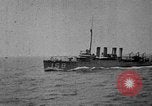Image of US Navy destroyer attacks German U-boat Atlantic Ocean, 1918, second 45 stock footage video 65675054628