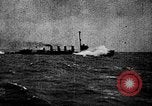 Image of US Navy destroyer attacks German U-boat Atlantic Ocean, 1918, second 54 stock footage video 65675054628