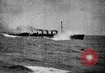 Image of US Navy destroyer attacks German U-boat Atlantic Ocean, 1918, second 58 stock footage video 65675054628