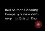 Standbild Rot Salmon Canning Company Bristol Bay Alaska USA, 1929, aus Sekunde 36 historischem Filmmaterial Videoclip 65675054637
