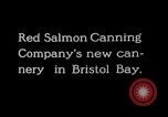 Standbild Rot Salmon Canning Company Bristol Bay Alaska USA, 1929, aus Sekunde 38 historischem Filmmaterial Videoclip 65675054637