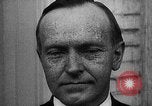 Image of President Calvin Coolidge United States USA, 1925, second 19 stock footage video 65675054641