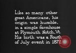 Image of President Calvin Coolidge United States USA, 1925, second 28 stock footage video 65675054641