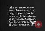 Image of President Calvin Coolidge United States USA, 1925, second 29 stock footage video 65675054641