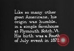 Image of President Calvin Coolidge United States USA, 1925, second 30 stock footage video 65675054641