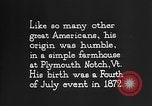 Image of President Calvin Coolidge United States USA, 1925, second 32 stock footage video 65675054641
