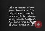 Image of President Calvin Coolidge United States USA, 1925, second 34 stock footage video 65675054641