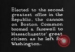 Image of Calvin Coolidge Boston Massachusetts USA, 1925, second 5 stock footage video 65675054643