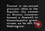 Image of Calvin Coolidge Boston Massachusetts USA, 1925, second 8 stock footage video 65675054643