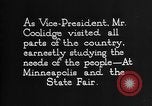 Image of Calvin Coolidge United States USA, 1925, second 15 stock footage video 65675054644