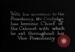 Image of President Calvin Coolidge United States USA, 1925, second 1 stock footage video 65675054646